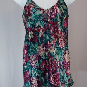 Short Satin Night Gown Size M